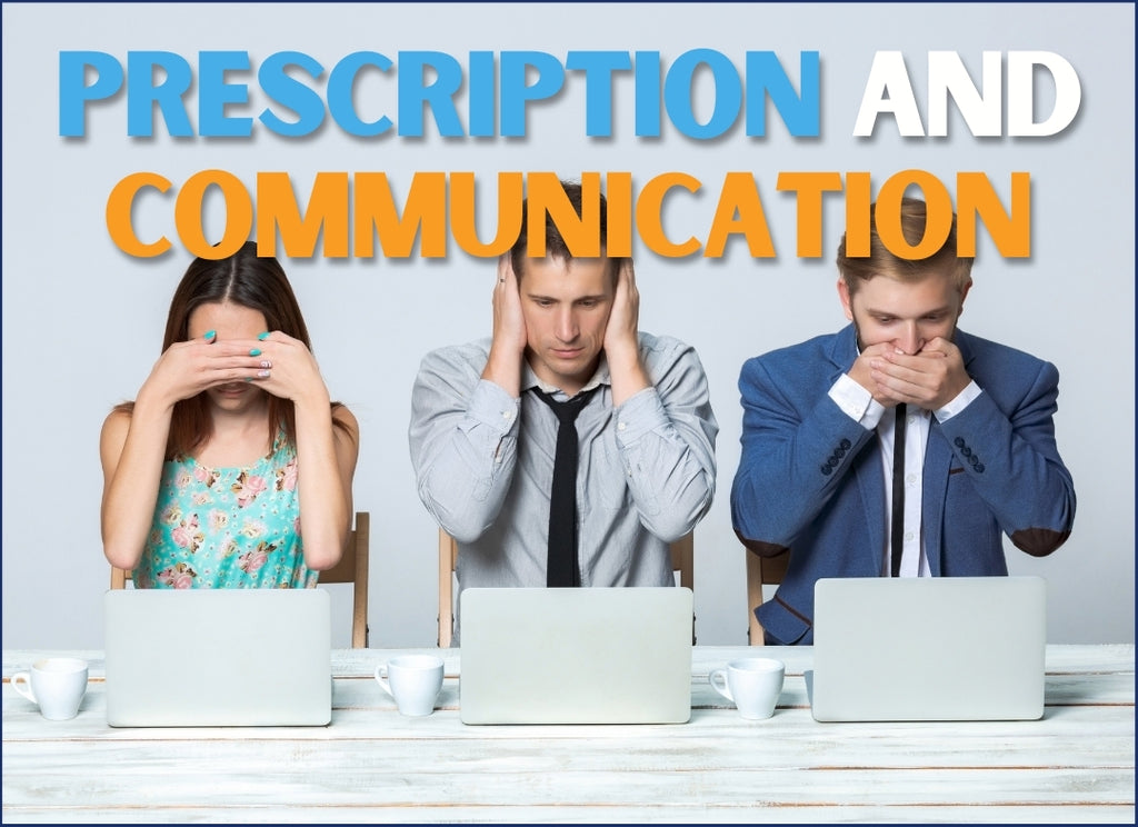 Prescription and communication (2.5 CE)